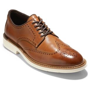 Like New! Cole Haan Go-To boys leather wingtip oxford shoes offer.